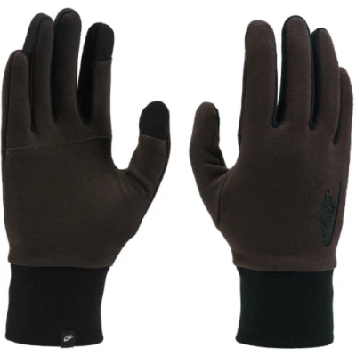 New Nike Men's Club Fleece Touch Screen Gloves Brown/Black Pick Size MSRP:$30.00 - image 1 of 3