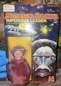 Imperious Leader Battlestar Galactica 1978 Mattel Vintage Figure UNPUNCHED - Picture 1 of 2