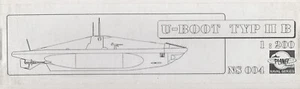 PLANET MODELS NS 004 U-BOOT TYP II B - Bild 1 von 1