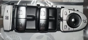 Mercedes W253 GLC200 GLC250 GLC300 GLC43 Front Master Window Mirror Switch Black - Foto 1 di 7