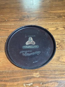 Bandeja para servir fresas de Louisiana c1890s 1900 CRESCENT CITY CARBONITE COMPANY - Imagen 1 de 15