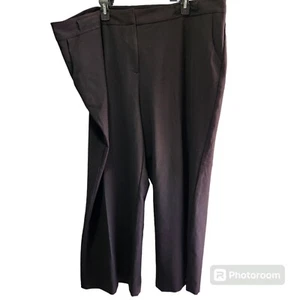 Tracy Evsns Limited Plus Size Classic Cropped Black Pants - Picture 1 of 5
