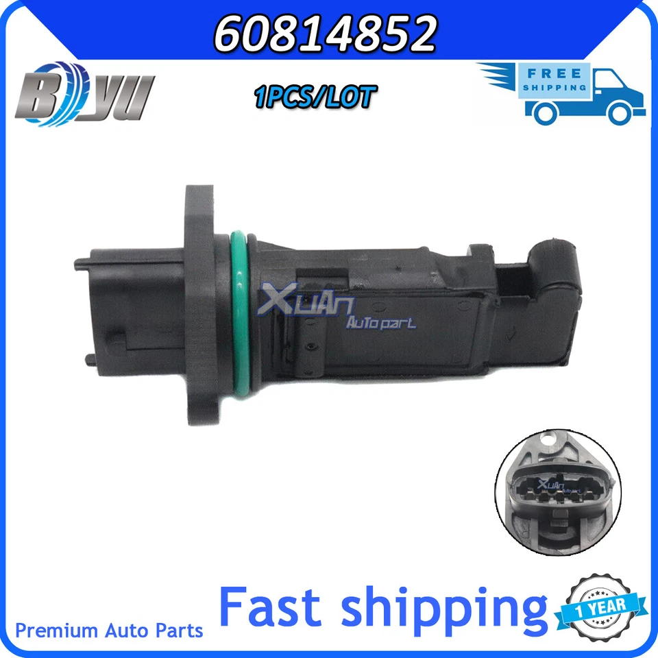 60814852 para Fiat Marea 1998-2007 1 pieza repuesto sensor de flujo de aire masa vehículo  Foto 1 de 4