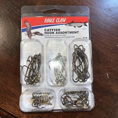 Рыболовный крючок в ассортименте для ловли сома Eagle Claw L617 - Изображение 1 из 4