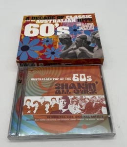Australian Pop Of The 60's Shakin All Over & A Decade Of Hits Sixties CD Albums - Picture 1 of 9