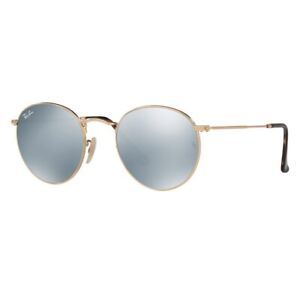 Ray-Ban Round Metal Legend Gold Sunglasses - Gold Frame with Grey Mirror Lense