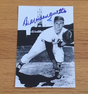 Bill Monbouquette Boston Red Sox MLB Baseball signed Autogramm 4x6 Foto - Bild 1 von 2