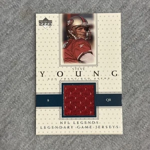 2000 Upper Deck Legends #LJ-SY Steve Young Legendary Game Jersey - Picture 1 of 2