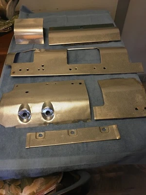 Chevy Impala 1960 tablero moldura de aluminio 6 piezas Foto 1 de 3