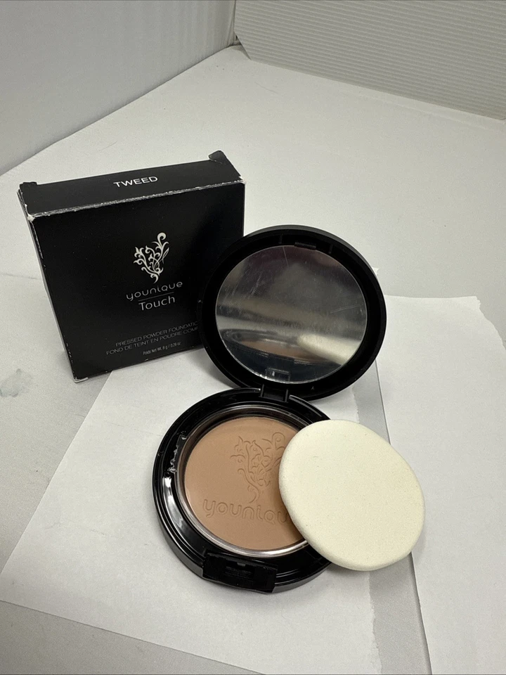 Base en polvo prensado Younique *Tweed* nueva en caja tamaño completo auténtica Foto 1 de 1