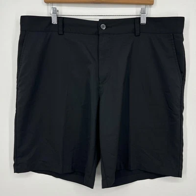 Adidas Golf Shorts Men's Size 40 Black Climalite Moisture Wicking Stretch Solid Foto 1 de 4