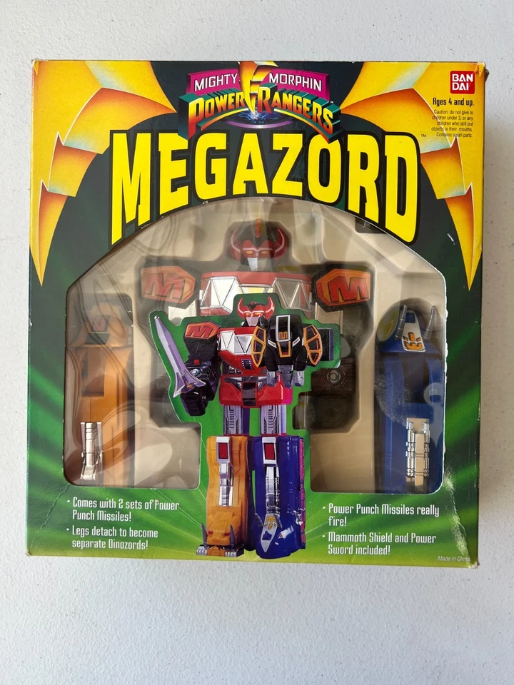 Bandai Power Rangers Megazord Mighty Morphin 5 in Action Figure - 2220