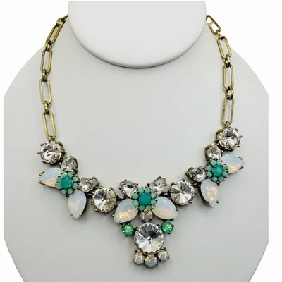 Collar J Crew Declaración Femenino Grueso Romance Vacaciones 18" Ajustable LEER Foto 1 de 4