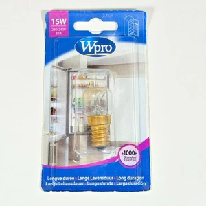 Wpro Lampadina Lampada Frigorifero e Congelatore 15W LRF137 E14 - NUOVA E SIGILLATA 484000000977 - Foto 1 di 4