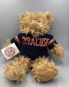 VINTAGE Syracuse University Teddy Bear Plush Roxbury New With Tags - Picture 1 of 3