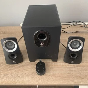 Logitech Z313 2.1 Multimedia Speakers Subwoofer 50W Peak UK Plug Fully Working - Afbeelding 1 van 4