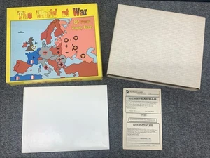 Rare Xeno Games The World At War Board Game - BOX, MAP AND MANUAL ONLY - Picture 1 of 4