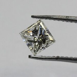 GIA certified loose .62ct VS2 H princess cut diamond vintage antique Natural