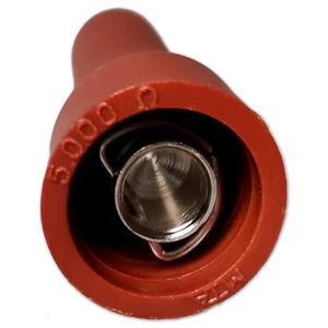 MTA Zündkerzenstecker 5K Ohm gerade SAE Zündkabel Oldtimer KFZ Motorrad V4 V8 - Afbeelding 1 van 7