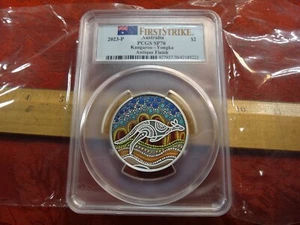 2023-P Australia Kangaroo Yongka Antique Finish 2 Oz Silver PCGS SP70 - Picture 1 of 9