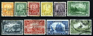 Kanada King George V 1928-29 Satz inkl. Bluenose (ex 8c) SG 275 bis SG 285 ss - Bild 1 von 2
