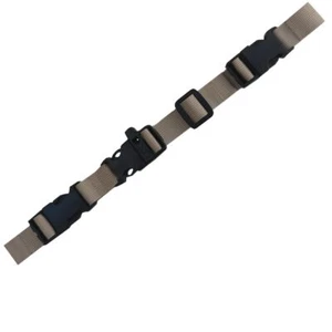 Backpack Chest Strap Adjustable Universal Nylon Chest Strap Khaki - Picture 1 of 5