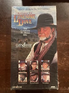 Return To Lonesome Dove VHS Movie Compete 5 1/2 Hour Epic Tested - Picture 1 of 8
