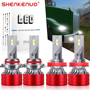For Kenworth T680 T880 2013-2019 CSP LED Headlight Kit Bulbs High/Low Beam Combo - Picture 1 of 12