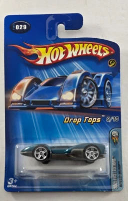 2005 Hot Wheels #29 First Editions - Drop Tops 9/10 SPEED BUMP Aqua/Metal w/PR5s - Image 1 of 4