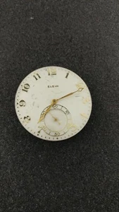 RELOJ DE BOLSILLO ELGIN DE COLECCIÓN 12 TALLAS MOVIMIENTO GRADO 479 FUNCIONANDO - Imagen 1 de 2