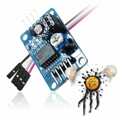 PCF8591 AD DA Konverter 8-bit 4 Kanal 0-5V ADC DAC Modul I2C ESP32 ESP8266 - Bild 1 von 3