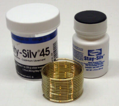 Harris 45K Safety-Silv 45 Brazing Alloy 45% Silver 1 Troy Ounce w/ Flux