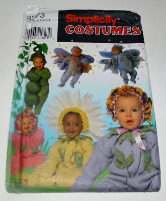 Simplicity 8273 6 months to 4 Sewing Pattern costume Uncut  Toddlers - Image 1 of 2