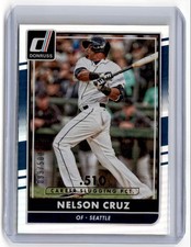2016 Donruss Career Stat Line Nelson Cruz 099/500 Seattle Mariners #70