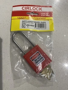Red Safety Lock Cirlock Lockout Padlocks - Picture 1 of 2