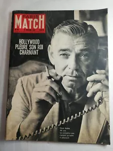N1992 Magazine Paris-Match No. 607 26 Nov 1960 Clark Gable, the Man More Rich - Picture 1 of 3