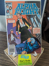 VINTAGE Marvel's ALPHA FLIGHT #7 **Newstand** [1984] F, John Byrne Story & Art