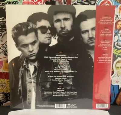 U2 18 SINGLES VG++ ORANGE VINYL W/OBI IN SHRINK - Image 1 of 3