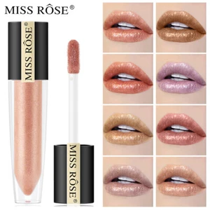 Pearl Lip Gloss Balm Waterproof Long Lasting Moisturizing Pearly Mirror Lipstick - Picture 1 of 20