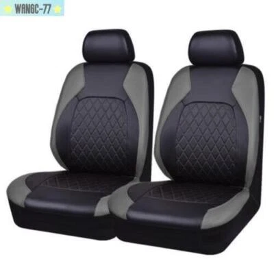 Car Seat Covers Front 2-Seats Chair Cushion Protection Four Seasons Universal - Image 1 of 4