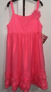Girls Pink dress Size L 10/12 - Picture 1 of 6