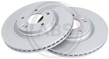 2x brake disc coated a.b.s. 18561 for Hyundai Kona Kia Proceed Optima CD