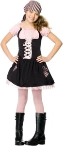 Treasure Hunt Pirate Wench Caribbean Girl Fancy Dress Up Halloween Child Costume - Picture 1 of 6