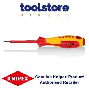 KNIPEX 981330 Cacciavite per chiavi esagonali isolate 182 mm (lama 3 mm) VDE - Foto 1 di 2