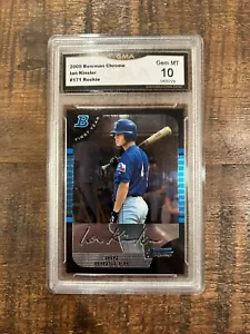 Ian Kinsler 2005 Bowman Chrome Rookie GMA 10 - Picture 1 of 2