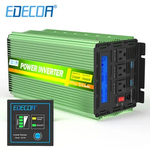 Inversor de potencia de onda sinusoidal pura 2500W 5000 vatios 12V CC a CA 120V 110V batería doméstica - Imagen 1 de 6