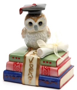 Degree of Wisdom Fine Porcelain Music Box "Over the Rainbow" Grad Gift - Picture 1 of 1