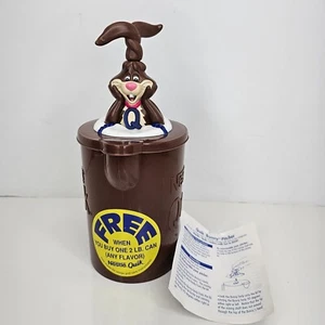 VTG Nestle Quick Nesquik Brown Chocolate Milk Bunny Mixer Plastic Pitcher 24oz - Picture 1 of 9