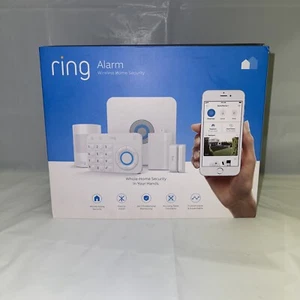 Ring Alarm 5-Piece Security Kit - White (4K11S7-0EN0) BRAND NEW!! - Picture 1 of 5