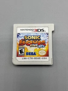 Sonic Boom Fire & Ice 3DS N3DS (Nintendo 3DS, 2016) Authentic Tested & Tested - Picture 1 of 2